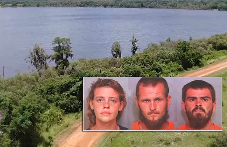 플로리다, 낚시하러 가던 3명의 남자 살해 혐의, 3명의 용의자 체포