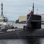미 핵추진 잠수함 USS 네바다호의 괌 진입, 북한과 미 적성국들을 향한 강한경고