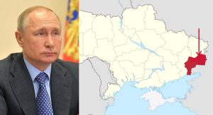 푸틴, 우크라이나 동부의 친러시아 지역에 군 진입 명령