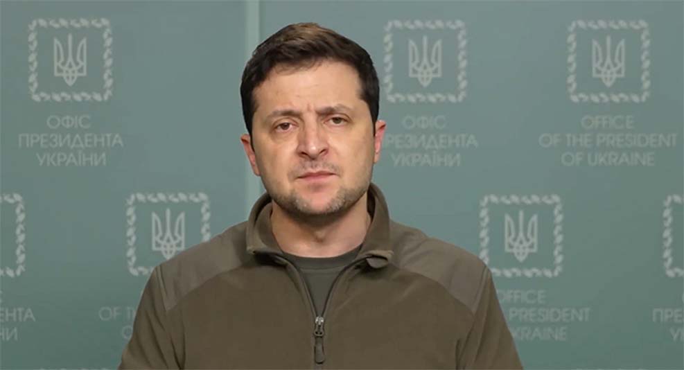 젤렌스키 대통령, “우크라와 러시아 양쪽 희생 커…러시아군, 민간시설과 유치원까지 공격”