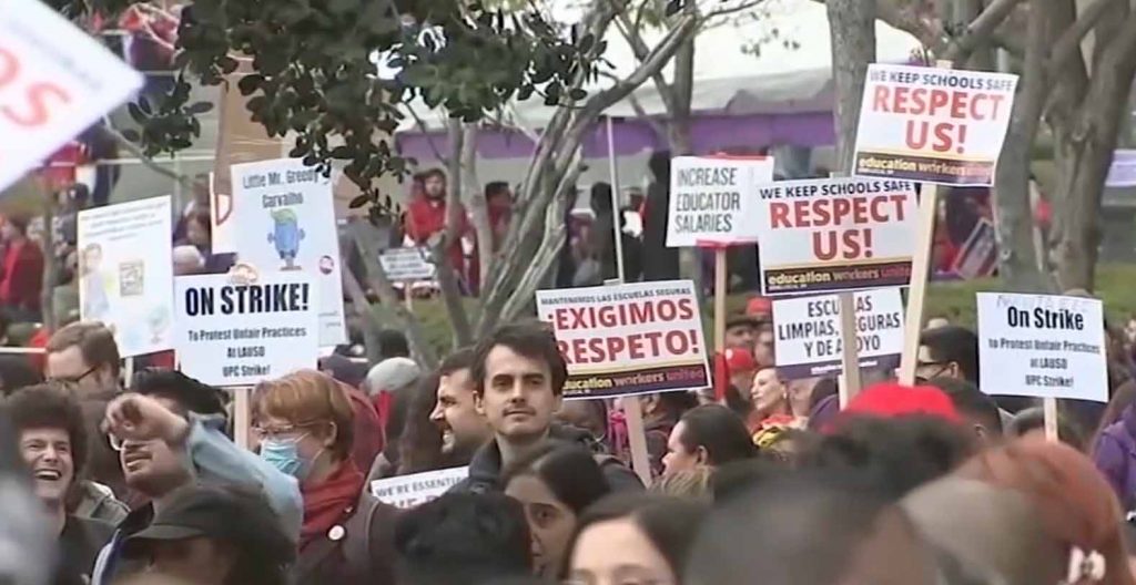 로스엔젤레스 교직원들 3일 동안 파업 예정