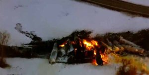 미네소타에서 에탄올 실은 열차 탈선 후 화재 발생해 주민들 대피