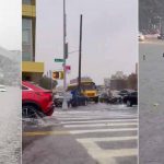 뉴욕시와 북동부 지역의 폭우로 지하철과 도로 물에 잠겨