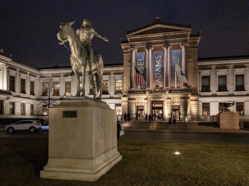 Museum of Fine Arts, Boston at night