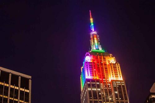 1024px-Empire State Building in Rainbow Colors for Gay Pride 2015