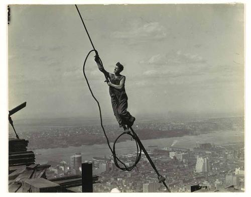 Electric Worker at Empire State Building