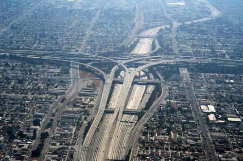 Los Angeles Echangeur autoroute 110 105