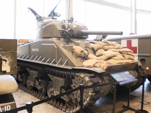 Sherman Tank at WWII Museum in New Orleans