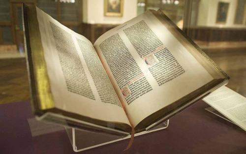 Gutenberg Bible Lenox Copy New York Public Library 2009