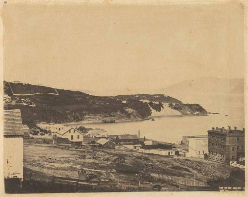 View of North Beach from Telegraph Hill 1856